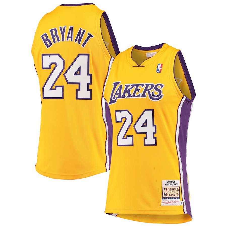 Custom Men Los Angeles Lakers #24 Bryant Yellow Nike NBA Jerseys->milwaukee brewers->MLB Jersey